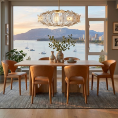 TOLA DINING CHAIR LEATHER COGNAC