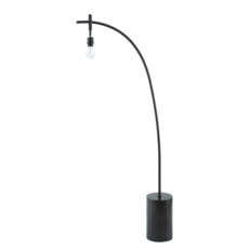 AURELIA FLOOR LAMP MARBLE BASE BLACK