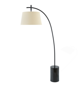 AURELIA FLOOR LAMP MARBLE BASE BLACK