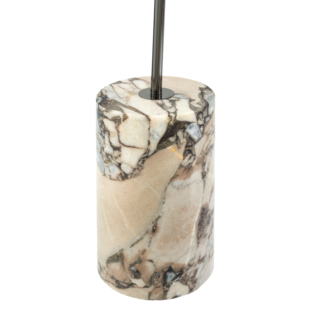 AURELIA FLOOR LAMP MARBLE BASE BROWN