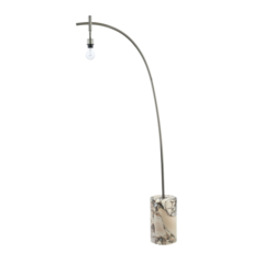 AURELIA FLOOR LAMP MARBLE BASE BROWN