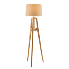FINN FLOOR LAMP WOOD NATURAL