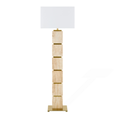 BEAU FLOOR LAMP TRAVERTINE