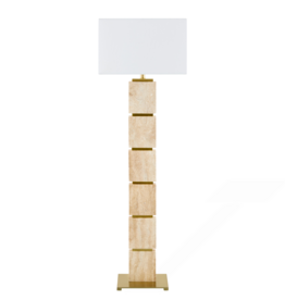 BEAU FLOOR LAMP TRAVERTINE