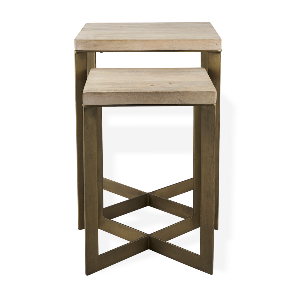 TAO NESTING TABLES NATURAL SET-2
