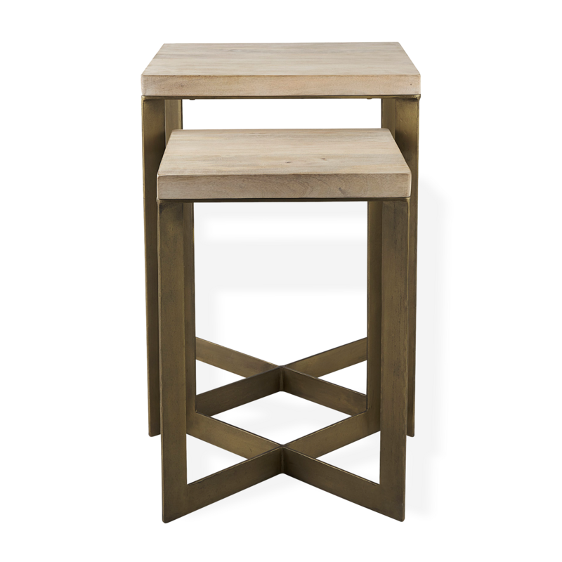 TAO NESTING TABLES NATURAL SET-2