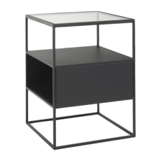 DEVON SIDE TABLE METAL BLACK