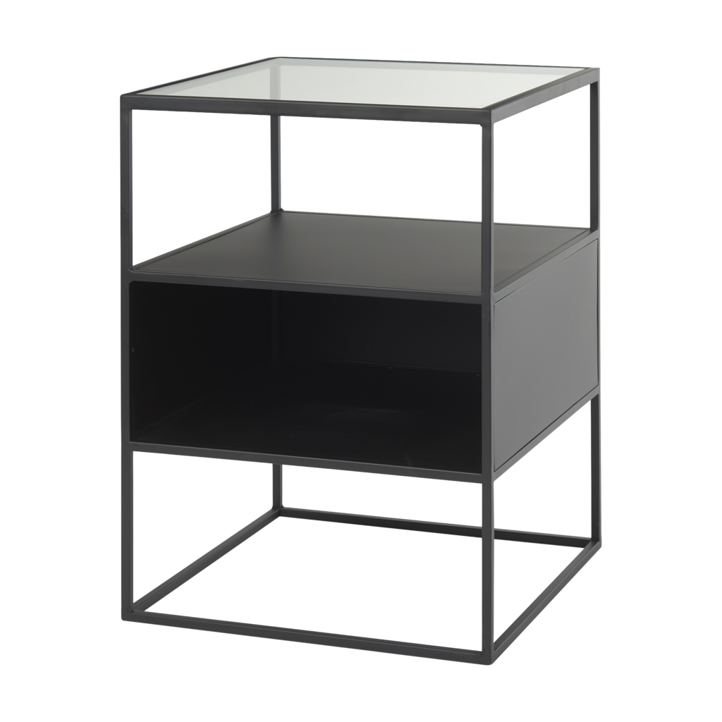 DEVON SIDE TABLE METAL BLACK