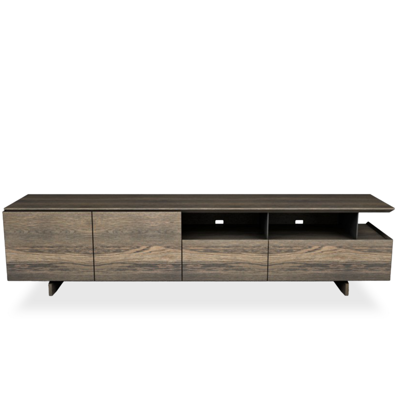 AGORA MEDIA UNIT WHITE OAK LARGE 88"By Huppe