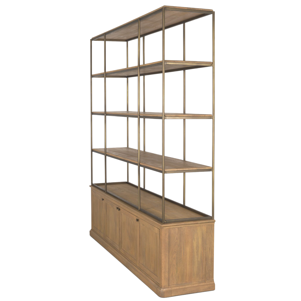 MERCER 4-DOOR DISPLAY BOOK SHELF