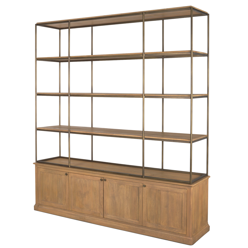 MERCER 4-DOOR DISPLAY BOOK SHELF