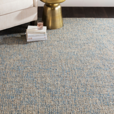 ANNE GRID RUG BLUE 5'X7'6"