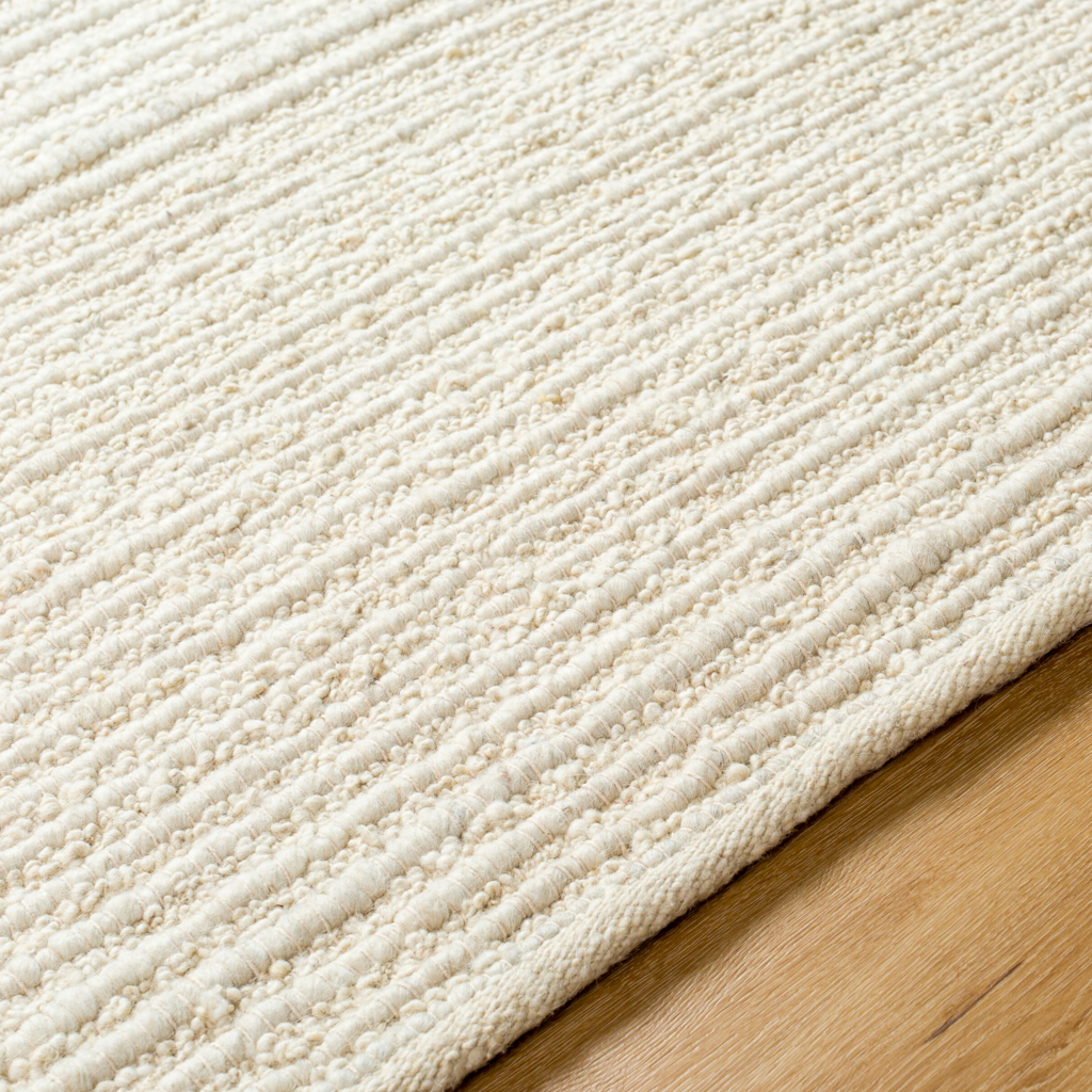 MIRA WOOL TWIST IVORY 6'X9'