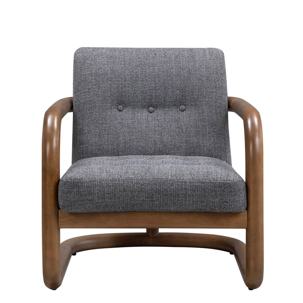 LUPO LOUNGE CHAIR DARK GREY