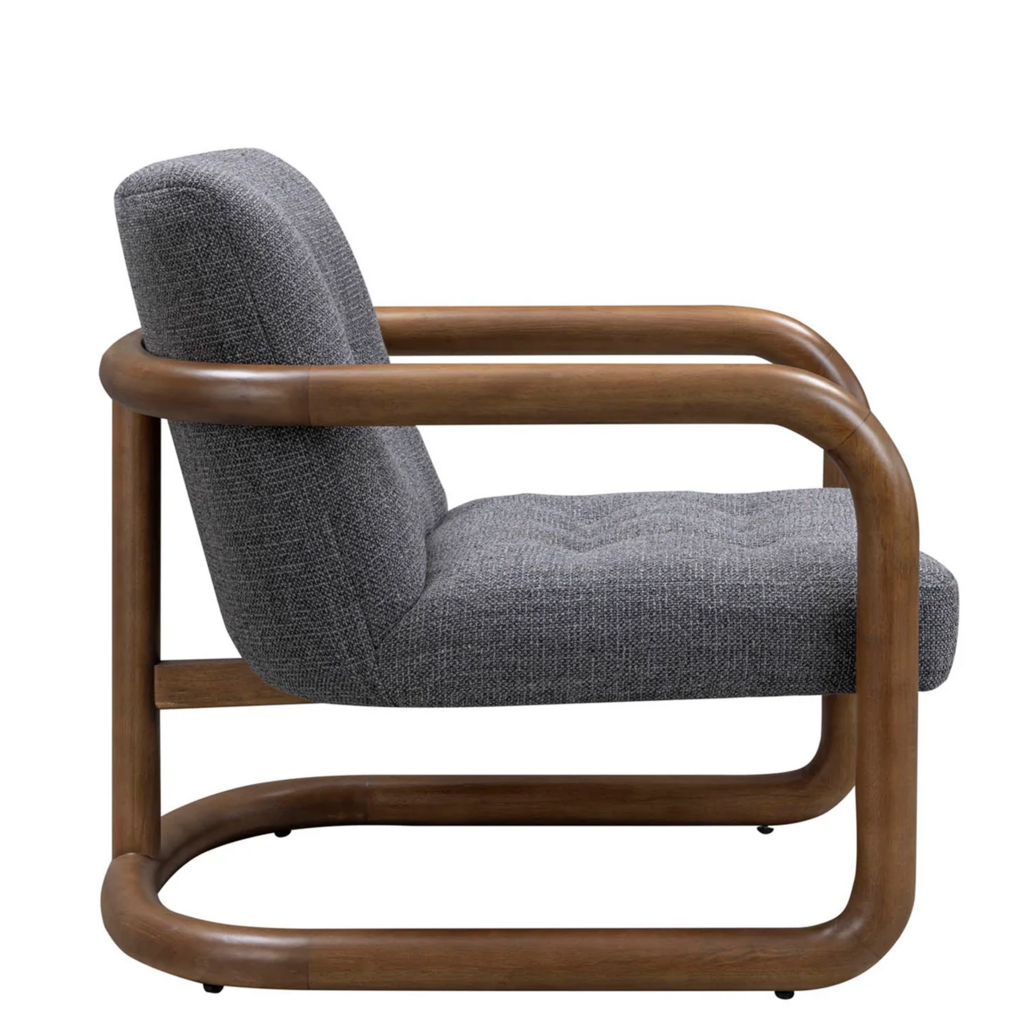 LUPO LOUNGE CHAIR DARK GREY