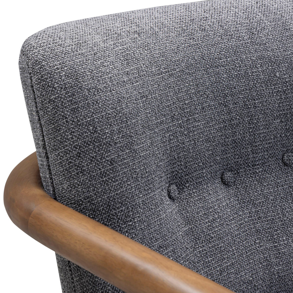 LUPO LOUNGE CHAIR DARK GREY