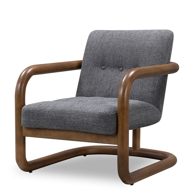 LUPO LOUNGE CHAIR DARK GREY