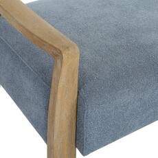 OCEANSIDE UPHOLSTERED BENCH BLUE