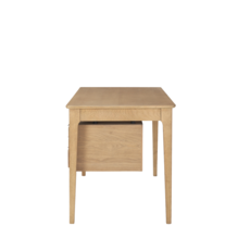 LANA DESK OAK WOOD w/4 DRAWERS