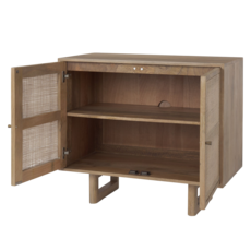 VILLA CABINET CANE NATURAL