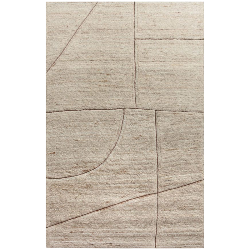 NINA GROOVE RUG 8' X 10' OATMEAL