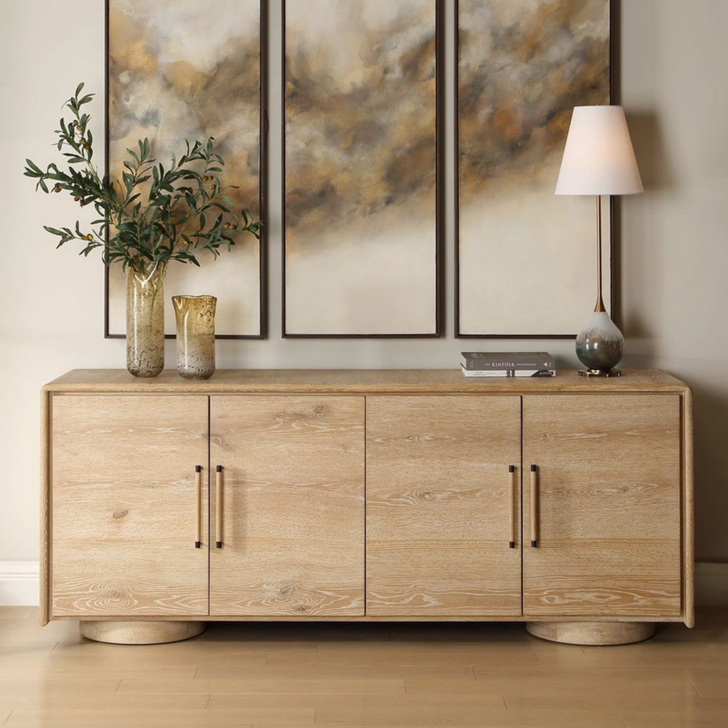 ELIO 4 DOOR SIDEBOARD OAK