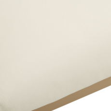 LUCA COUNTER STOOL LEATHER AND METAL GOLD