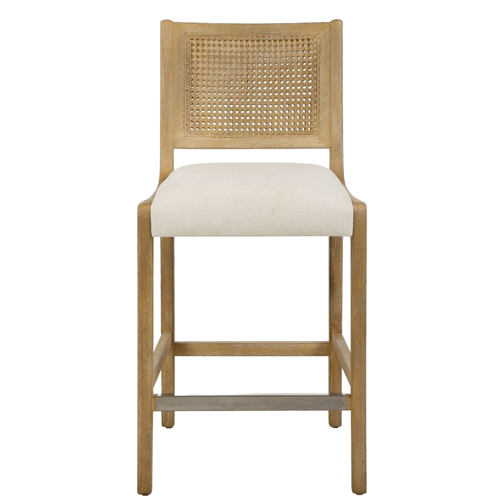 RIVIERA COUNTER STOOL CANE BACK