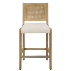 RIVIERA COUNTER STOOL CANE BACK