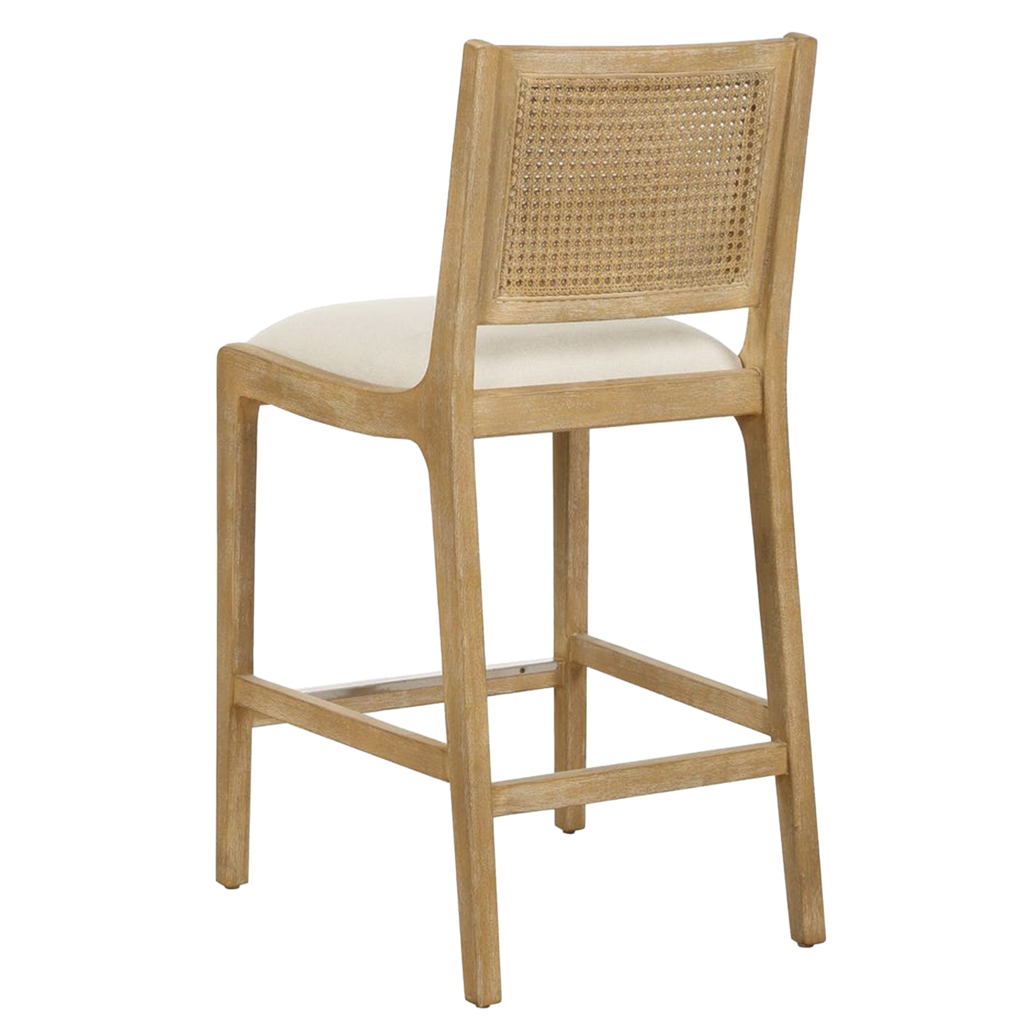 RIVIERA COUNTER STOOL CANE BACK