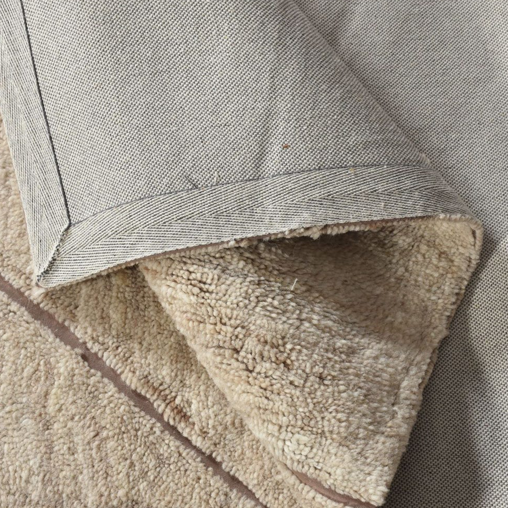 NINA GROOVE RUG 6' X 9' OATMEAL
