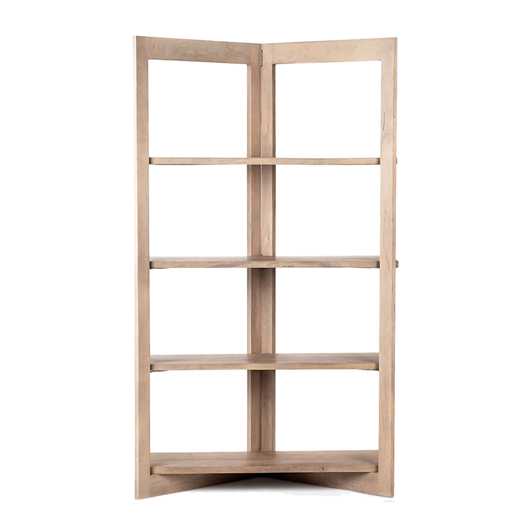 BOWEN TALL SHELF WOOD NATURAL
