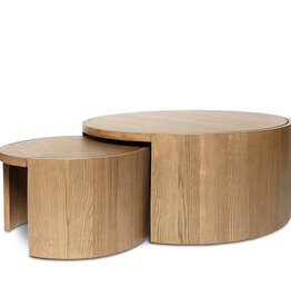 FORMA COFFEE TABLE ASH WOOD SET-2