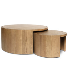 FORMA COFFEE TABLE ASH WOOD SET-2
