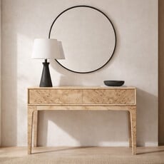 OWL BURLED MAPPA CONSOLE