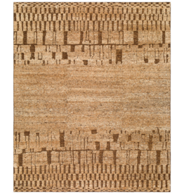KAVARI WOOL RUG 8' X 10' BROWN