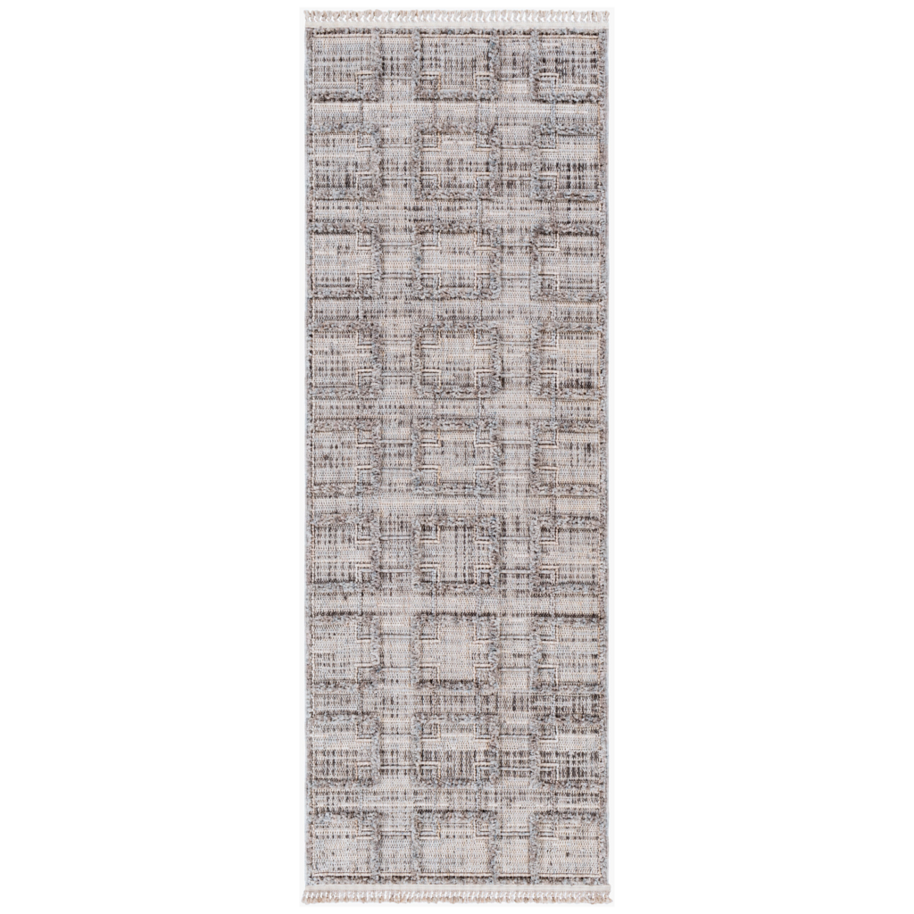 LEDGER RUG 6'7" X 9' GREY