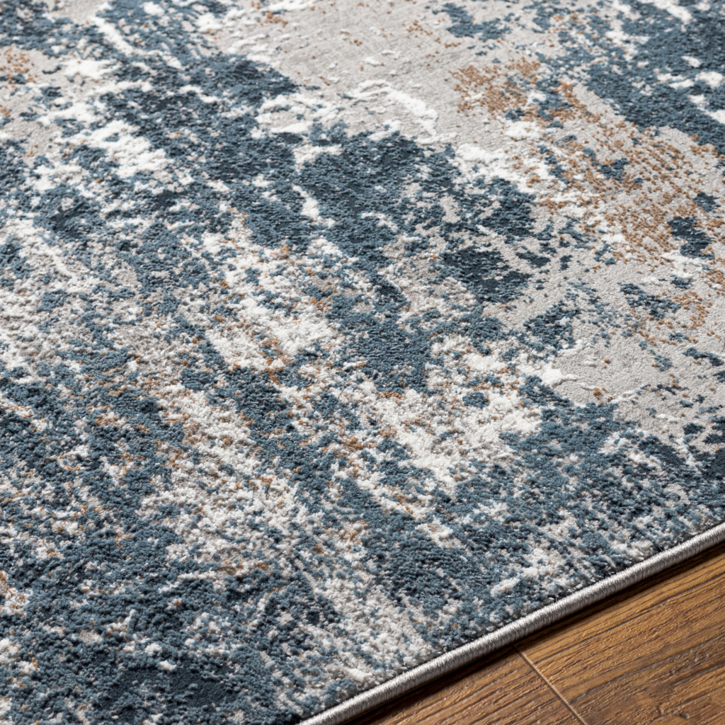 ALVARA RUG 6'7" X 9' BLUE GREY