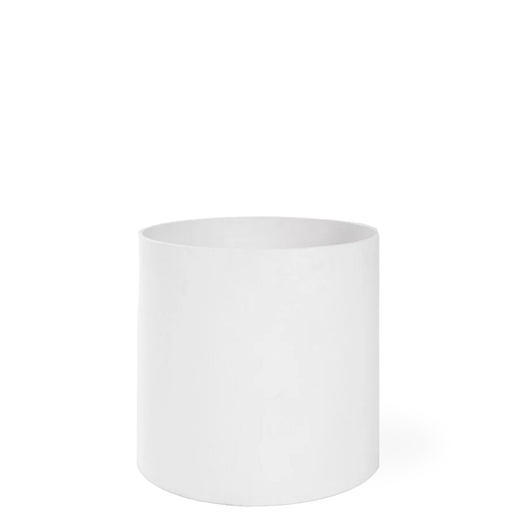 MORAY POT SMALL WHITE 10"D X 10"H