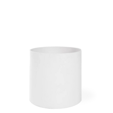 MORAY POT SMALL WHITE 10"D X 10"H