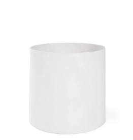 MORAY POT MEDIUM WHITE 12"D X 12"H
