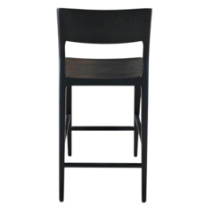SOREN COUNTER STOOL WOOD BLACK