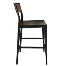 SOREN COUNTER STOOL WOOD BLACK