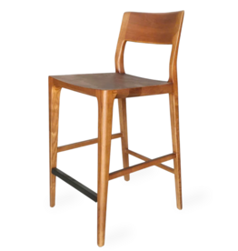 SOREN COUNTER STOOL WOOD BROWN