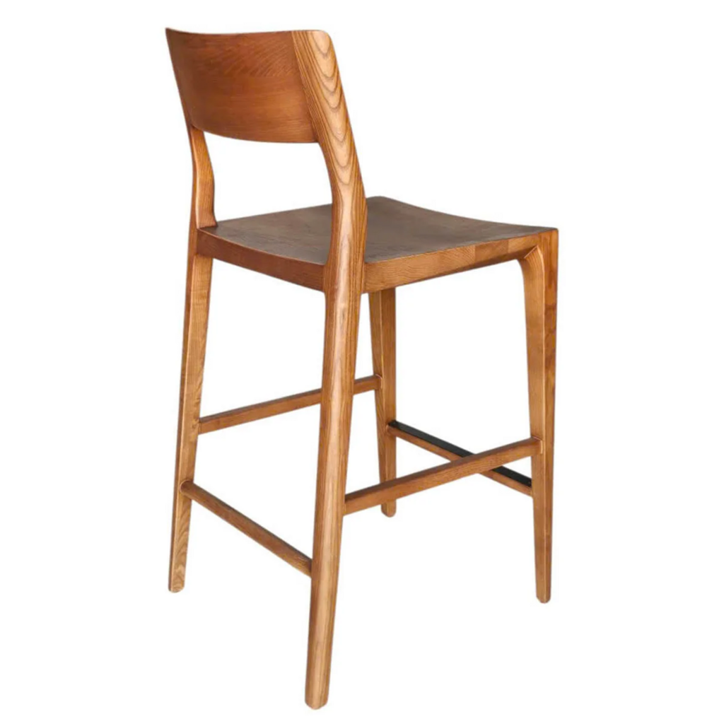 SOREN COUNTER STOOL WOOD BROWN