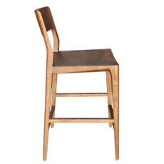 SOREN COUNTER STOOL WOOD BROWN
