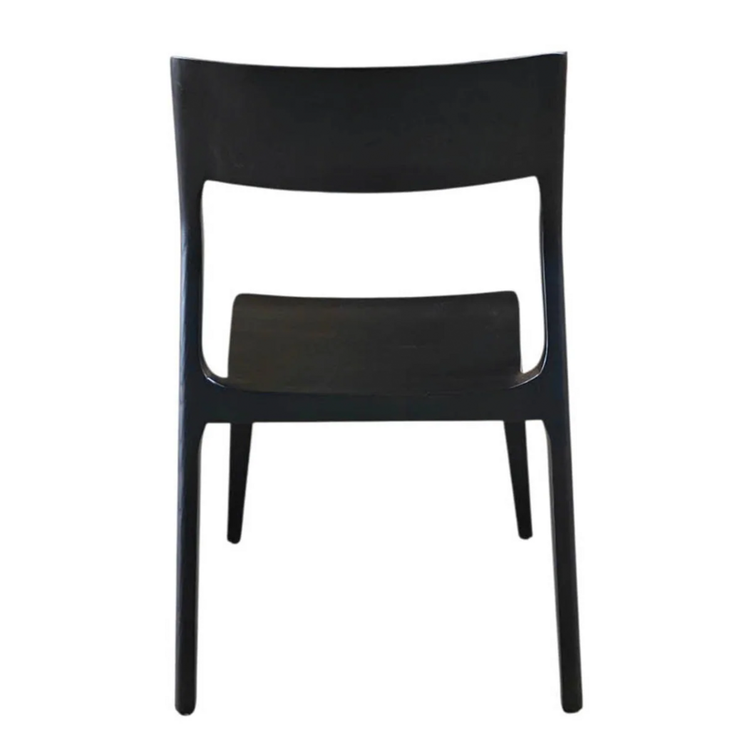 SOREN DINING CHAIR WOOD BLACK