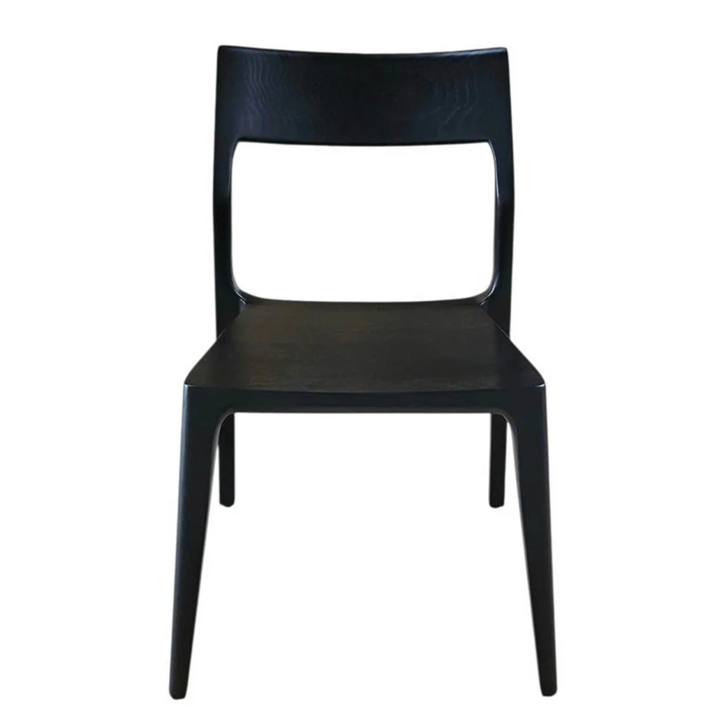 SOREN DINING CHAIR WOOD BLACK