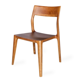 SOREN DINING CHAIR WOOD BROWN