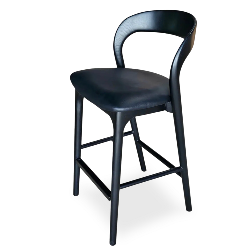 PIPER COUNTER STOOL BLACK